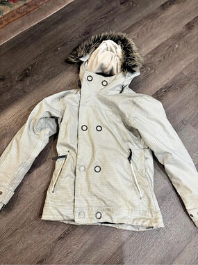 Burton Women'Small Checkered Ski Jacket Size Small